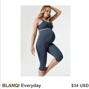 Blanqi maternity support crop leggings